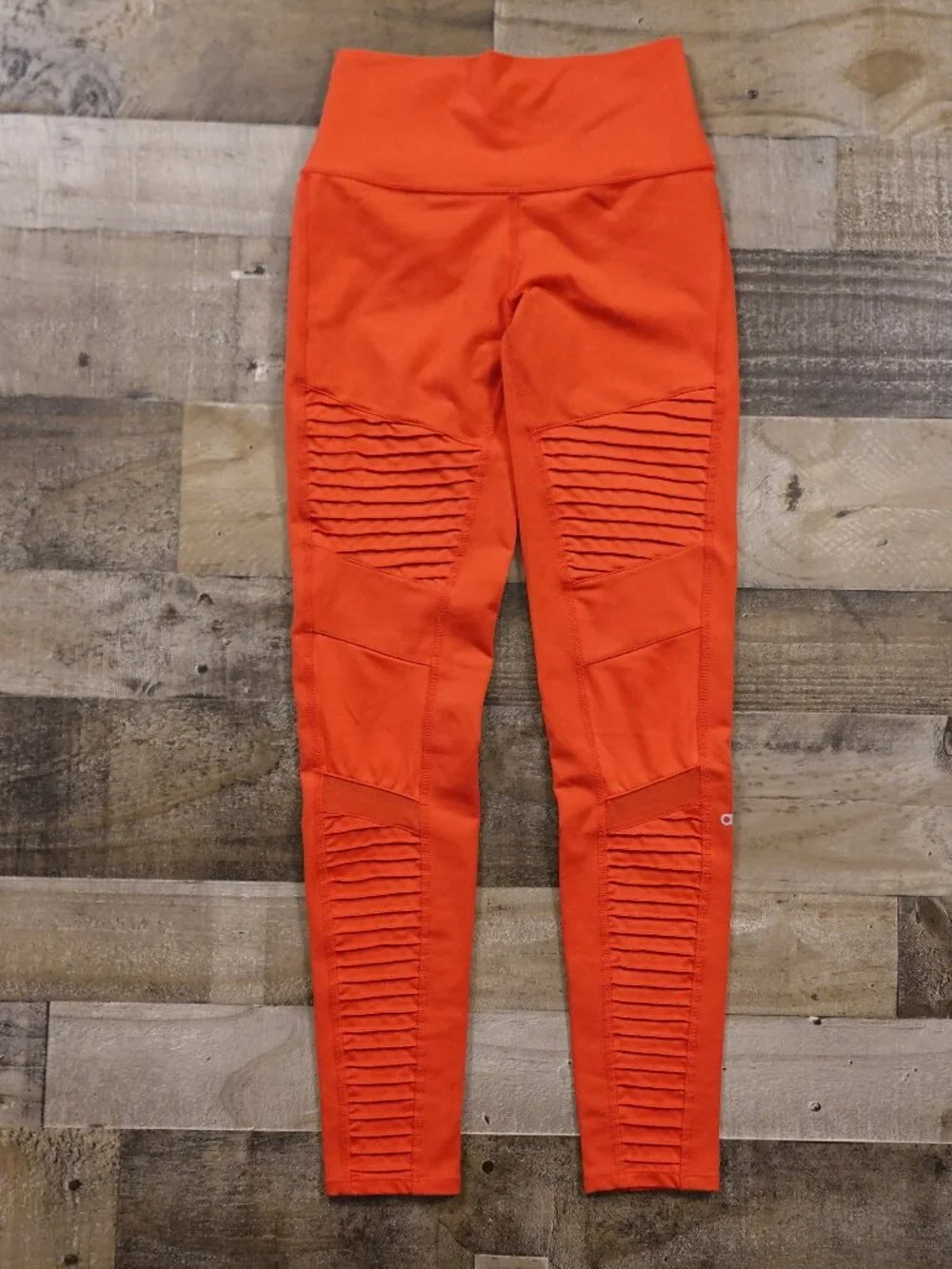 ALO Yoga High Waist Moto Legging Women’s Small Bright Red‎ Orange
